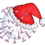 Weihnachtscorona; Heike C. Ewert